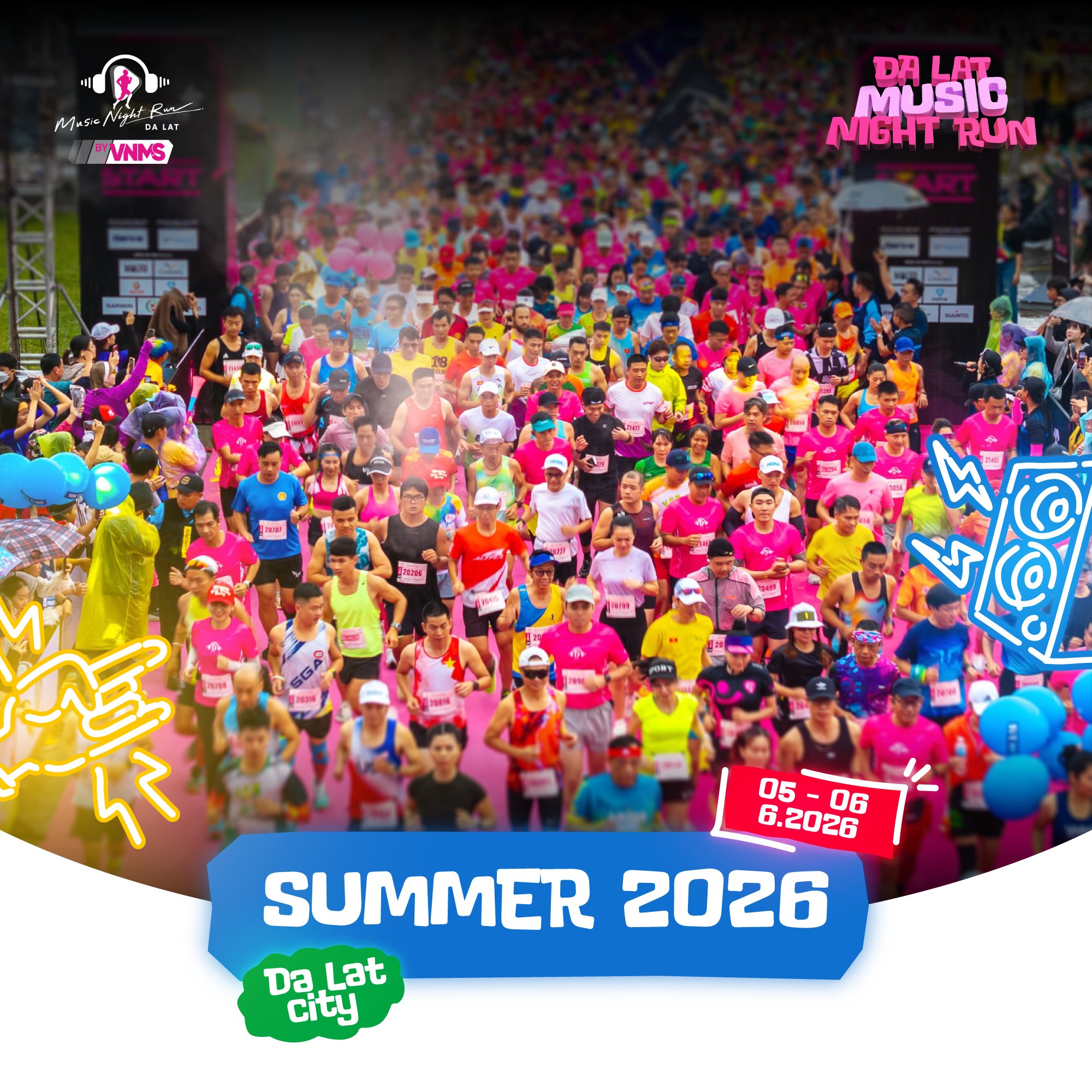DA LAT MUSIC NIGHT RUN 2026: KHI ÂM NHẠC ĐÁNH THỨC THÀNH PHỐ ĐÊM