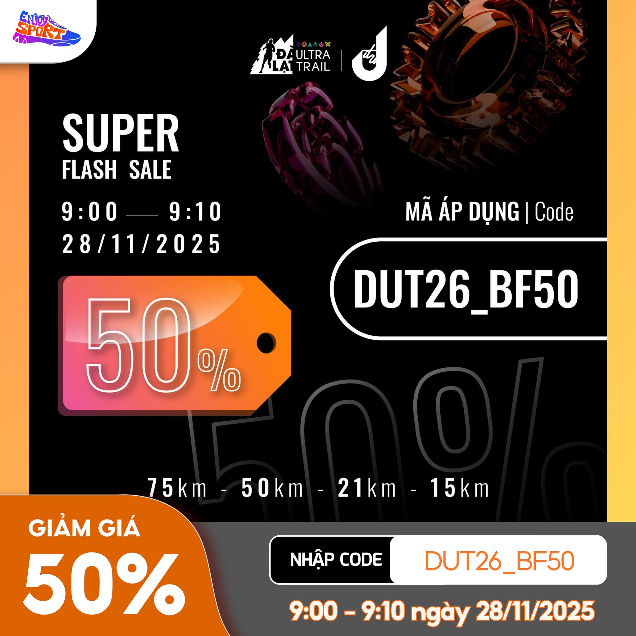 Giảm 50k cho đơn từ 300k